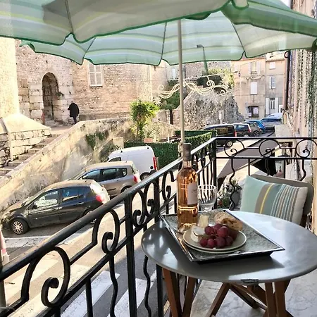 Balcony Over Provencal Market, Old Antibes
